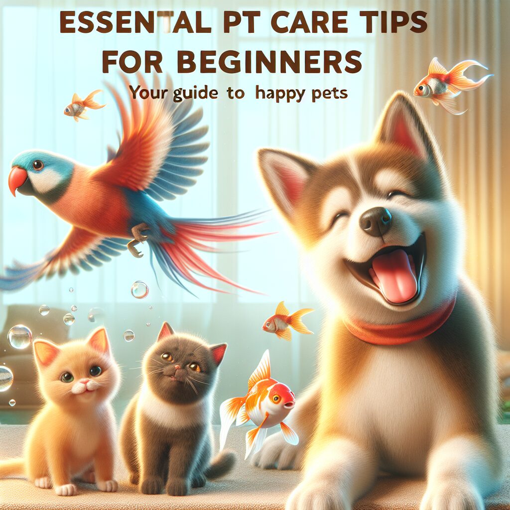 Essential Pet Care Tips for Beginners: Your Guide to Happy Pets