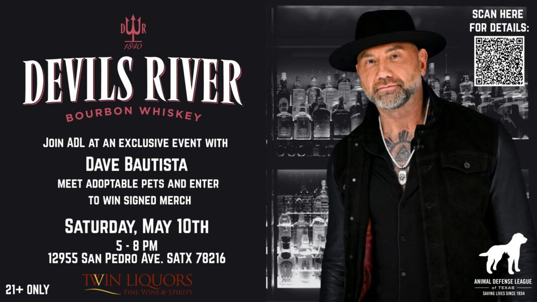 Dave Bautista x ADL - Animal Defense League of Texas - San Antonio