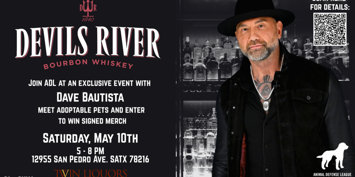 Dave Bautista x ADL - Animal Defense League of Texas - San Antonio