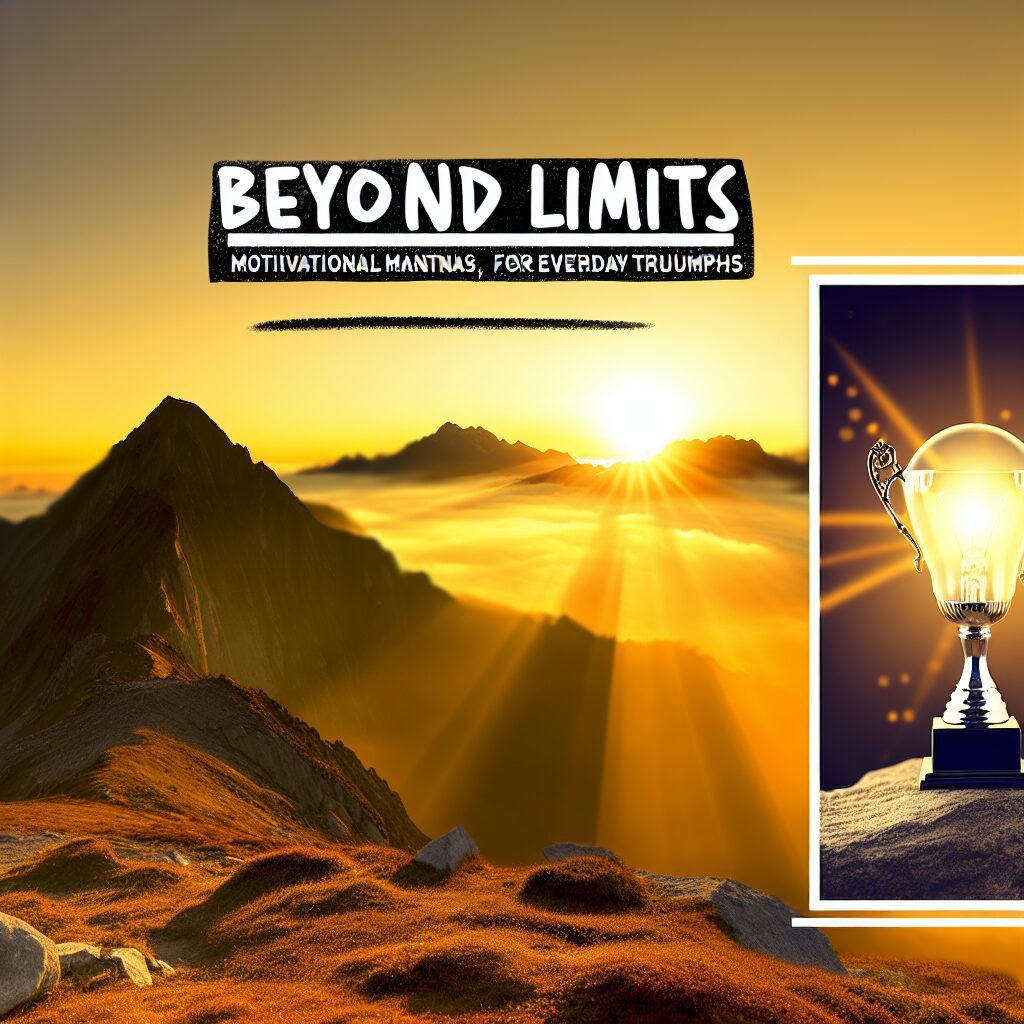 Beyond Limits: Motivational Mantras for Everyday Triumphs
