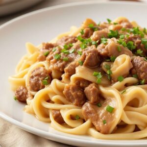 One Pot Beef Stroganoff Recipe
