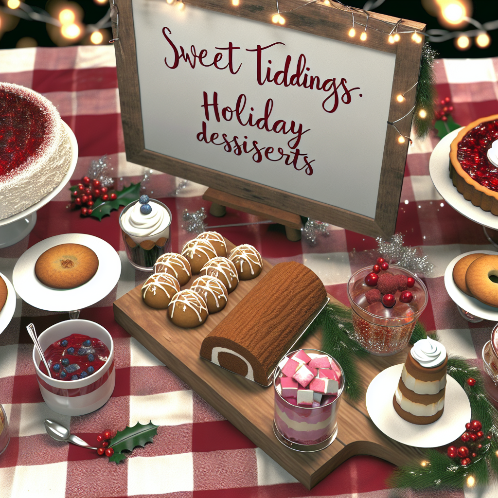 Sweet Tidings: Holiday Dessert Inspirations