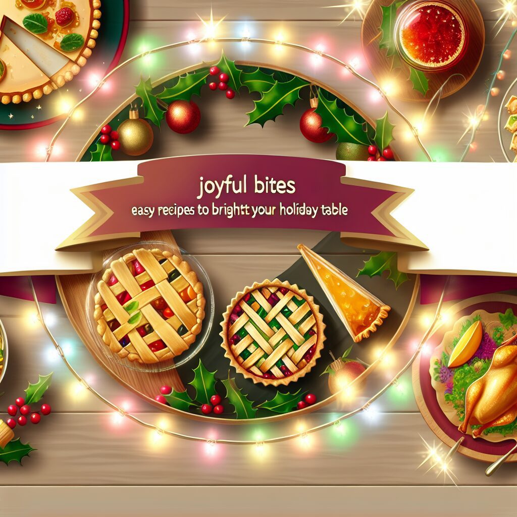 Joyful Bites: Easy Recipes to Brighten Your Holiday Table Joyful Bites: Easy Recipes to Brighten Your Holiday Table