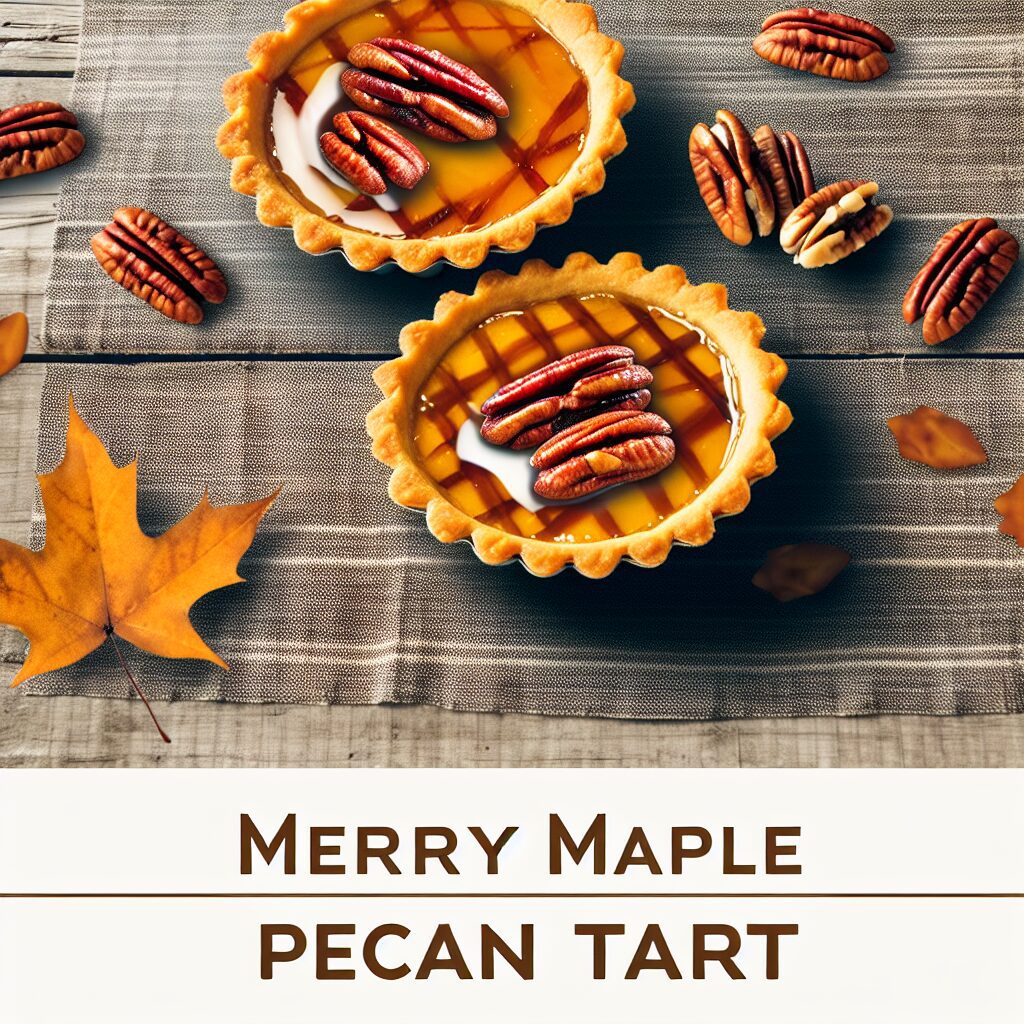 Merry Maple Pecan Tarts