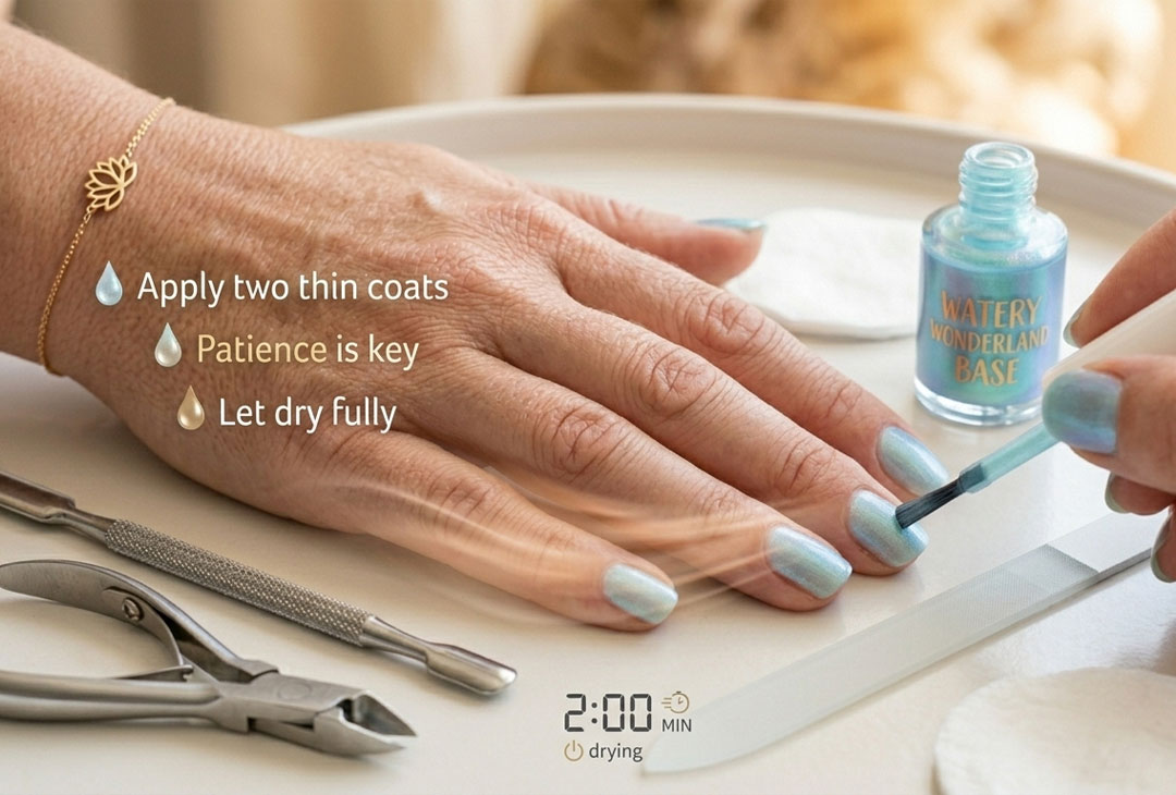 The Watery Wonderland Base for Your Good Fish Nail Art